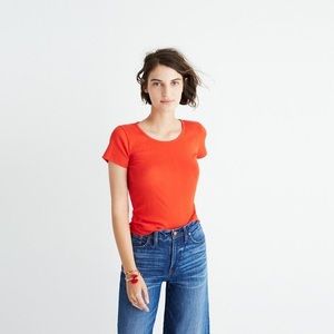 Madewell slim ribbed tee
